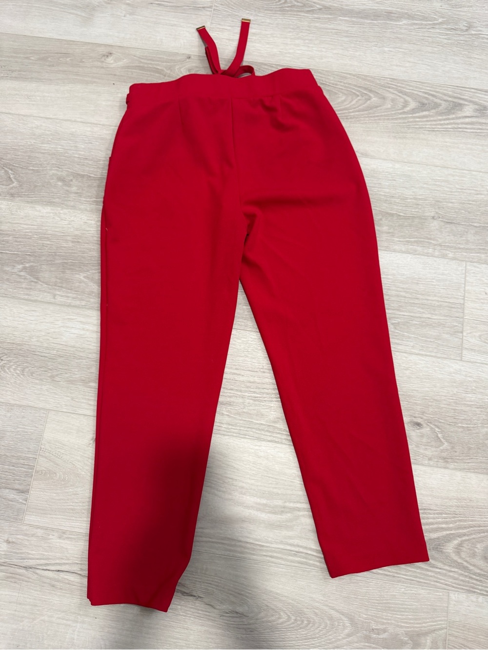 NYCC Red Drawstring Pants - Picture 2 of 5